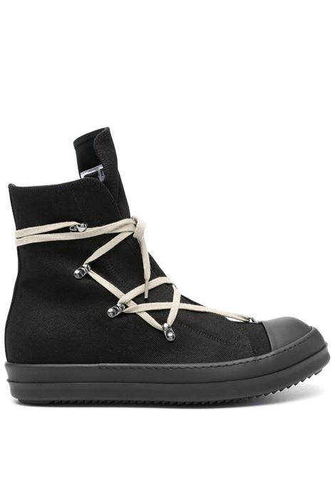 Black hexa high-top sneakers Rick Owens Drkshdw - men RICK OWENS DRKSHDW | DU01E3805DO9899